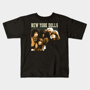 Dressed To Thrill New York Dolls Style In Focus Kids T-Shirt